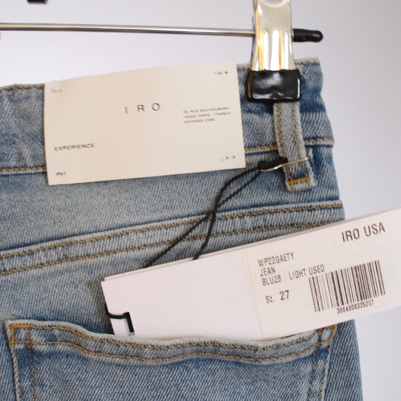 IRO High waisted button front GAETY jeans - Picture 6 of 6